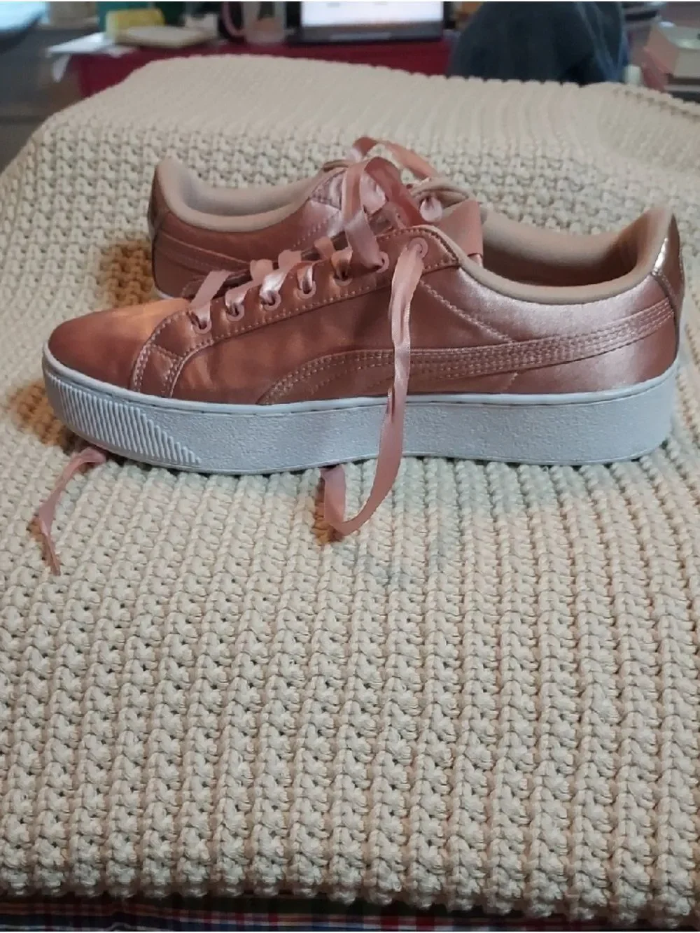 PUMA Women's Vikky Platform EP Softform Sneakers Sz 9.5